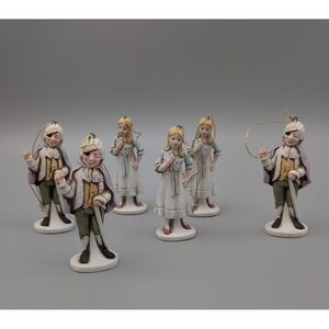 ENESCO 1981 Faith Wick Ceramic‎ Ornament Lot of 6 Historical